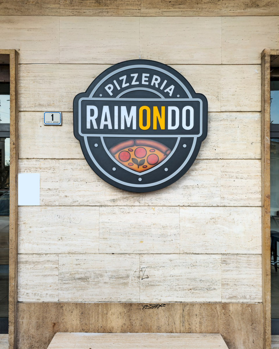 Cassonetto luminoso sagomato Raimondo