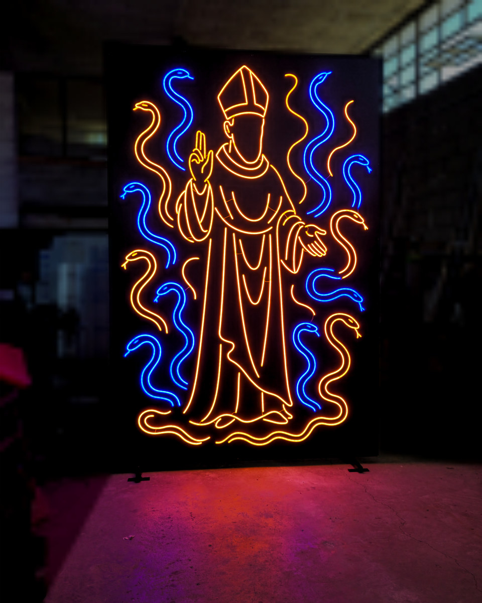Realizzazione Neon LED per San Donato Serpari